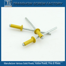 Aluminium Alloy Open Type Yellow Blind Rivet